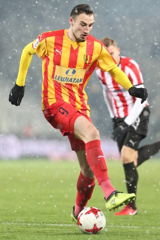 Football. Lotto Ekstraklasa. Cracovia Krakow - Korona Kielce. 04.12.2017