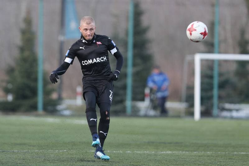 Football. Sparing. Zaglebie Sosnowiec - Cracovia Krakow. 17.01.2018