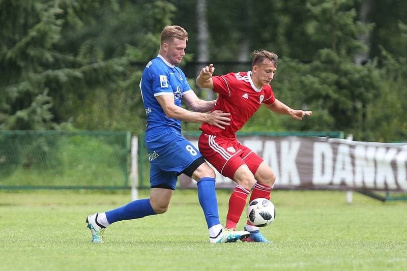 Football. Sparing. Podbeskidzie Bielsko-Biala - Piast Gliwice. 07.07.2018