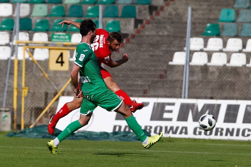 Football. Sparing. Zaglebie Sosnowiec - Karpaty Lwow. 08.07.2018