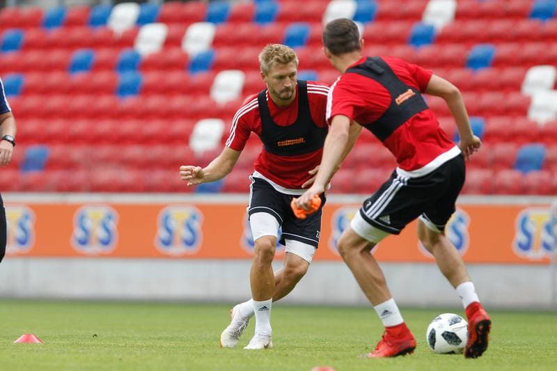 Football. Gornik Zabrze. Training. 11.07.2018