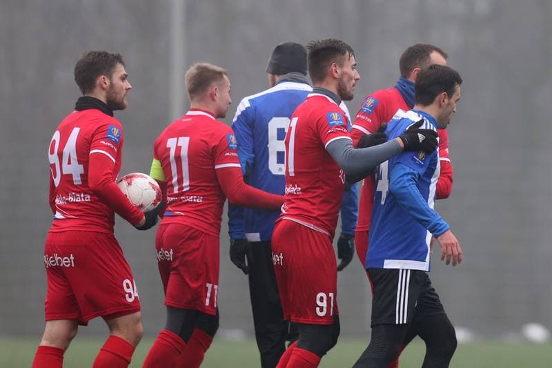 Football. Sparing. Ruch Chorzow - Podbeskidzie Bielsko-Biala. 27.01.2018