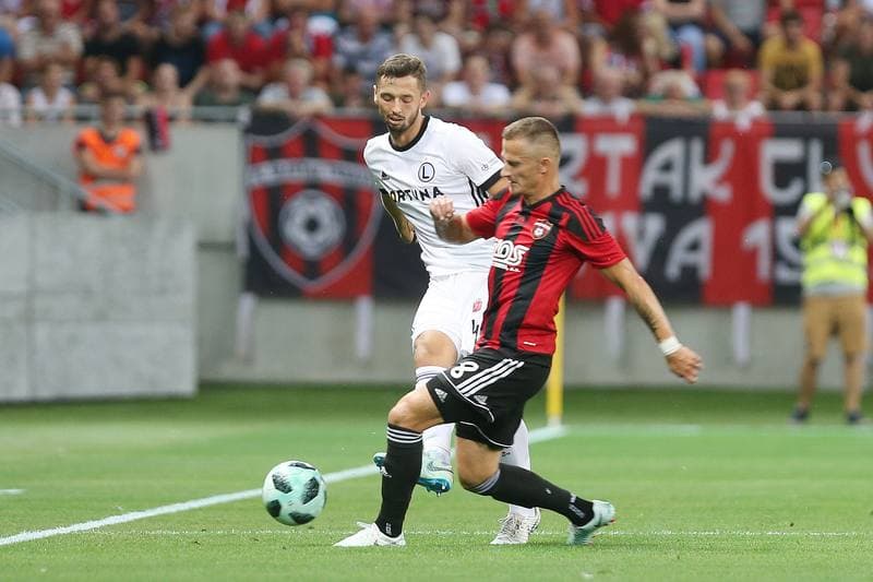 Football. UEFA Champions League. Spartak Trnava - Legia Warsaw. 31.07.2018