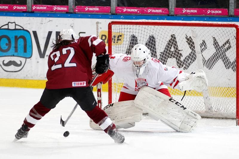 Ice Hockey. TCN. Poland - Latvia. 17.02.2018