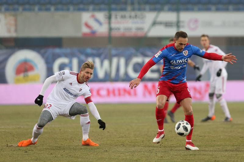 Football. Lotto Ekstraklasa. Piast Gliwice - Gornik Zabrze. 03.03.2018