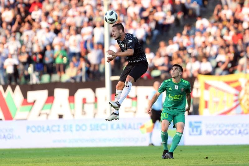 Football. Lotto Ekstraklasa. Zaglebie Sosnowiec - Slask Wroclaw. 27.08.2018