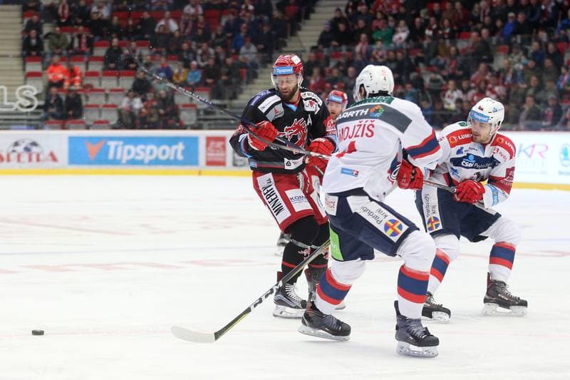 Ice Hockey. TipSport Extraliga. Ocelari Trinec - Dynamo Pardubice. 14.03.2018