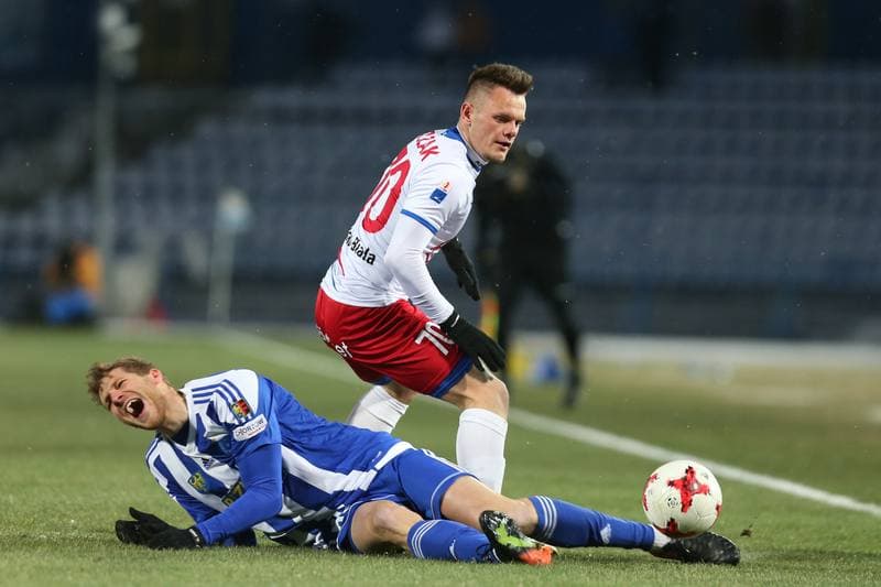 Football. Nice I Liga. Ruch Chorzow - Podbeskidzie Bielsko-Biala. 17.03.2018