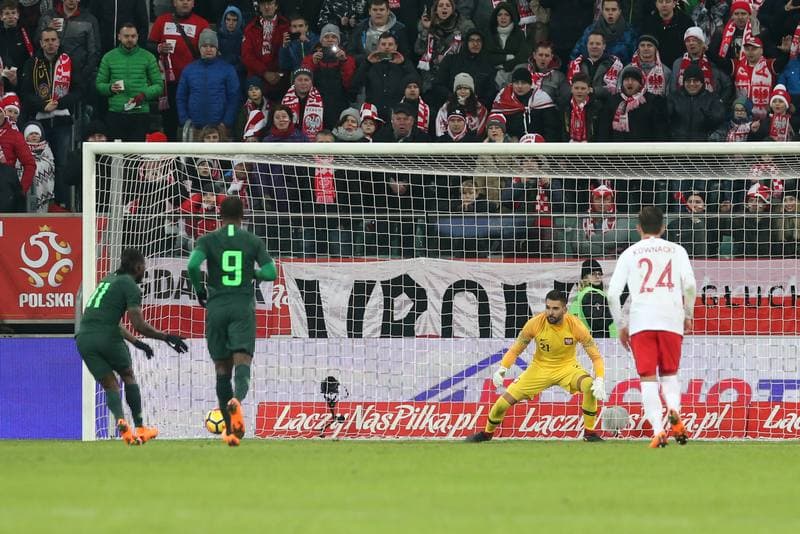Football. International Friendly. Poland - Nigeria. 23.03.2018
