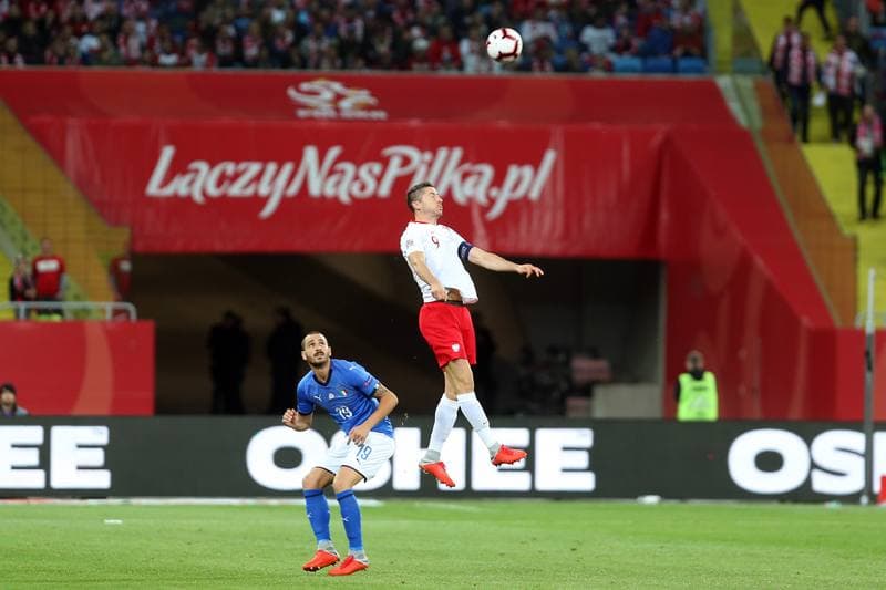 Football. UEFA Nations League. Poland - Italy. 14.10.2018