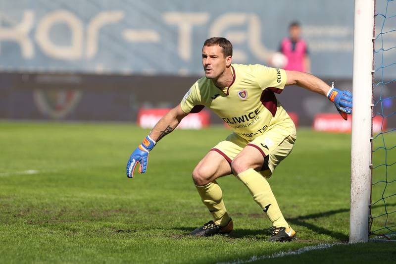 Football. Lotto Ekstraklasa. Piast Gliwice - Pogon Szczecin. 21.04.2018