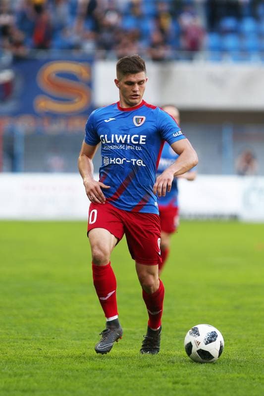 Football. Lotto Ekstraklasa. Piast Gliwice - Pogon Szczecin. 21.04.2018