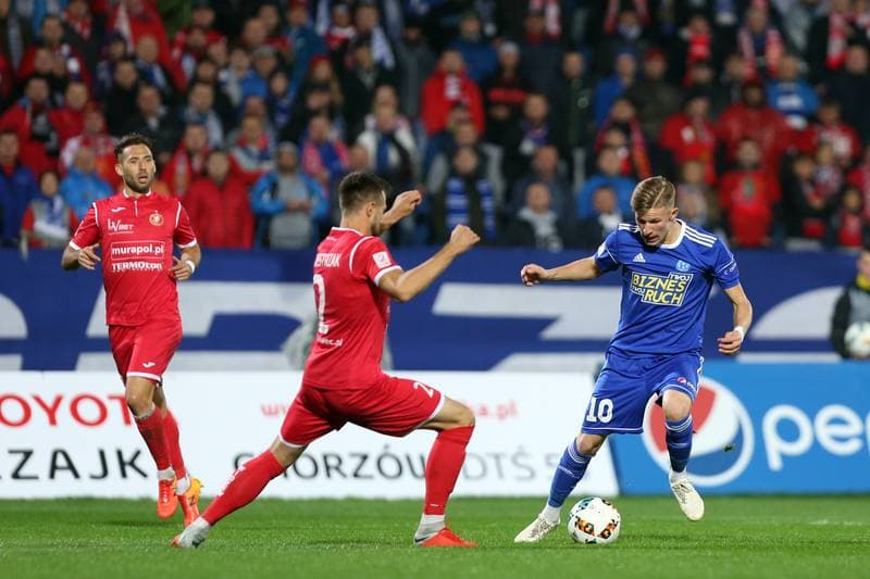 Football. II Liga. Ruch Chorzow - Widzew Lodz. 20.10.2018