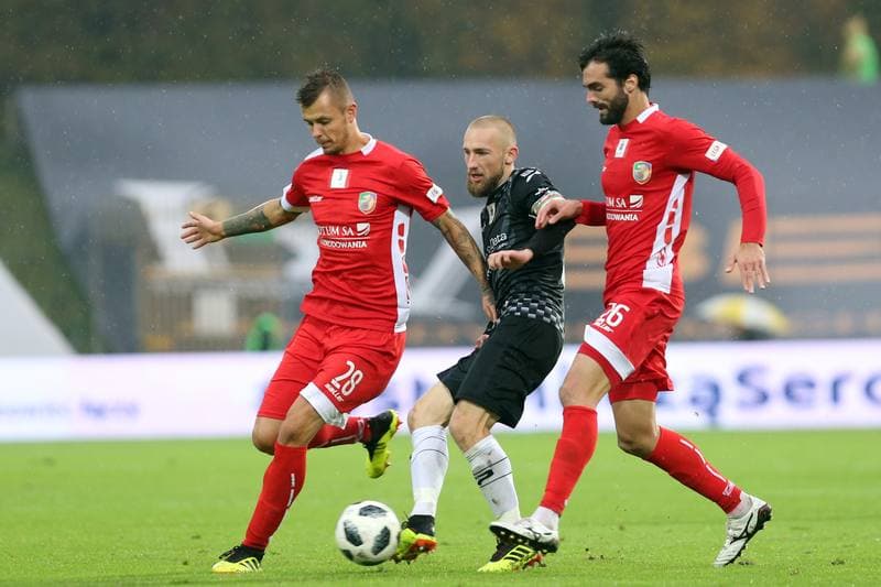 Football. Lotto Ekstraklasa. Zaglebie Sosnowiec - Miedz Legnica. 20.10.2018