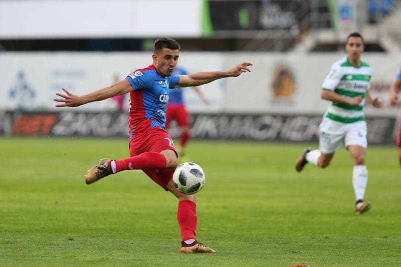 Football. Lotto Ekstraklasa. Piast Gliwice - Lechia Gdansk. 08.05.2018