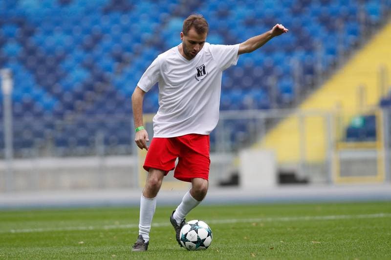 Football. Charity Match. Politicians - Journalists. 27.10.2018