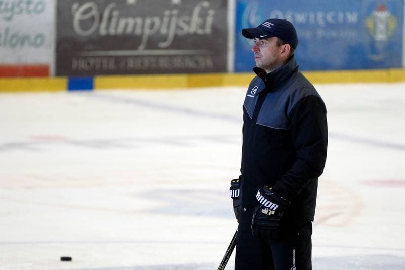 Ice Hockey. Poland U20. Training. 06.11.2018