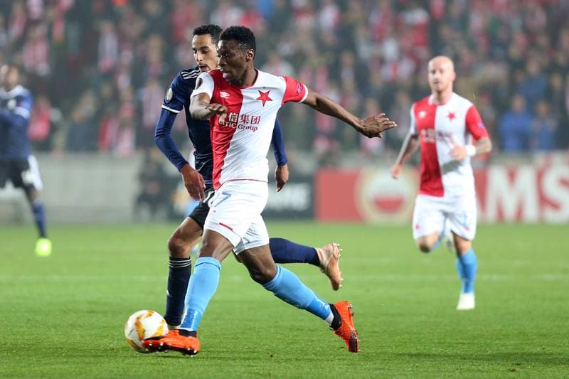 Football. UEFA Europa League. Slavia Prague - FC Copenhagen. 08.11.2018