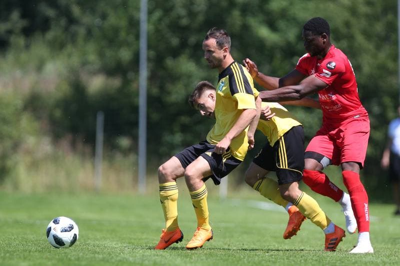 Football. Sparing. Zaglebie Sosnowiec - MFK Karvina. 04.07.2018