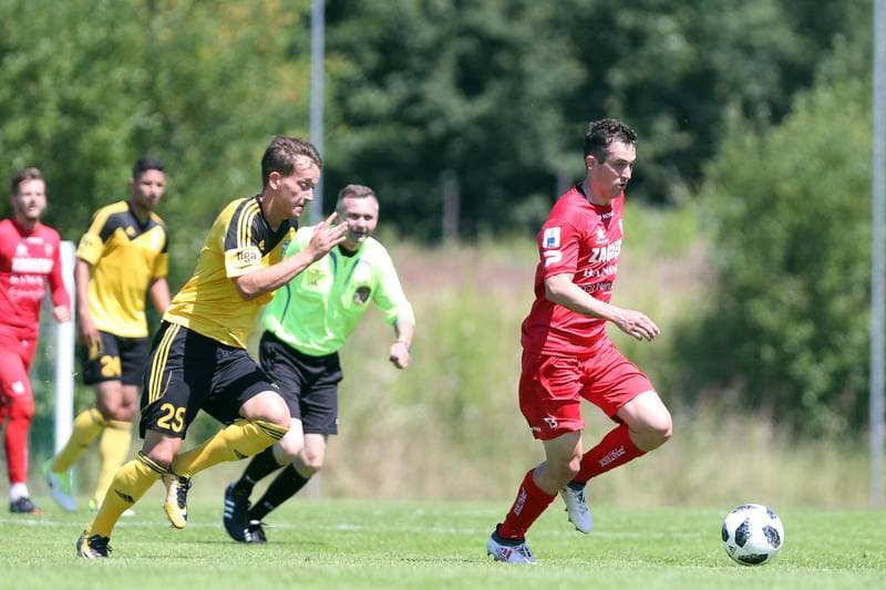 Football. Sparing. Zaglebie Sosnowiec - MFK Karvina. 04.07.2018