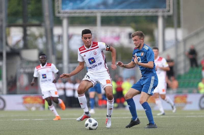 Football. UEFA Europa League. AS Trencin - Feyenoord Rotterdam. 09.08.2018