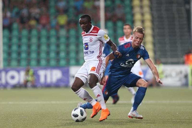 Football. UEFA Europa League. AS Trencin - Feyenoord Rotterdam. 09.08.2018