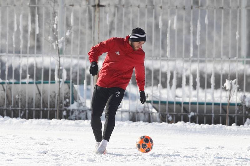 Football. Gornik Zabrze. Training. 05.02.2019