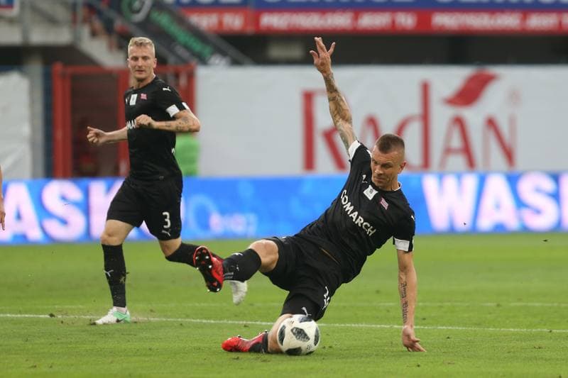 Football. Lotto Ekstraklasa. Piast Gliwice - Cracovia Krakow. 24.08.2018