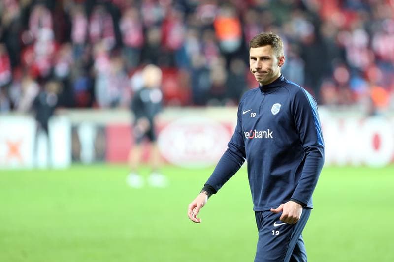 Football. UEFA Europa League. Slavia Prague - KRC Genk. 14.02.2019