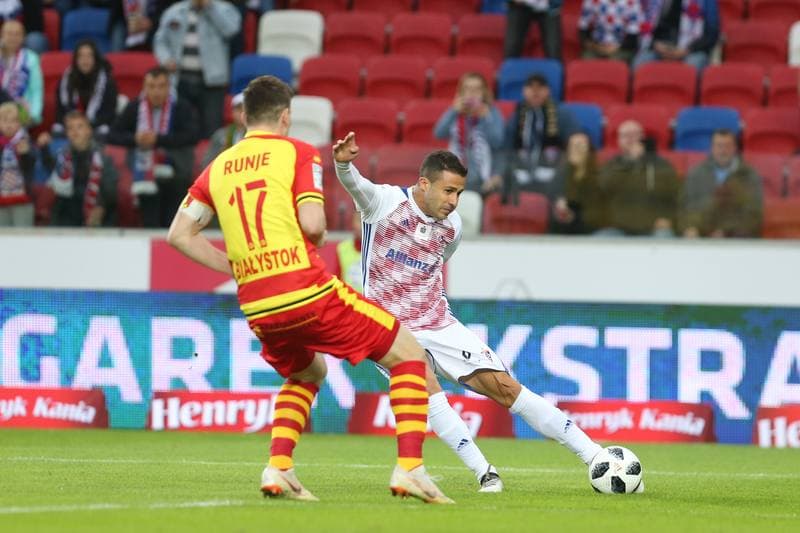 Football. Lotto Ekstraklasa. Gornik Zabrze - Jagiellonia Bialystok. 23.09.2018