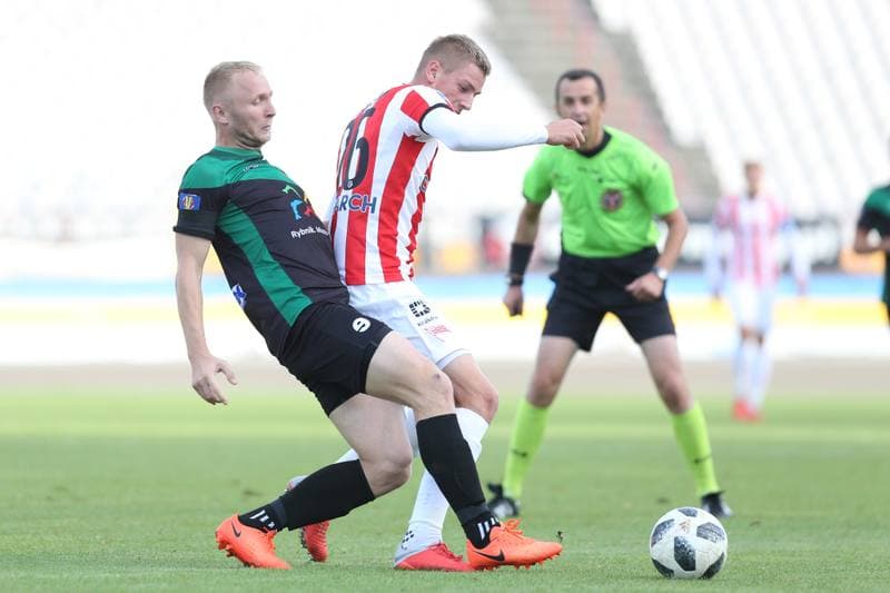 Football. Polish Cup. ROW 1964 Rybnik - Cracovia Krakow. 26.09.2018