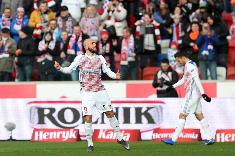 Football. Lotto Ekstraklasa. Gornik Zabrze - Zaglebie Sosnowiec. 23.02.2019