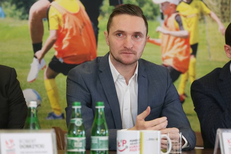 Football. Akademia im. Lukasza Piszczka. Press Conference. 19.03.2019