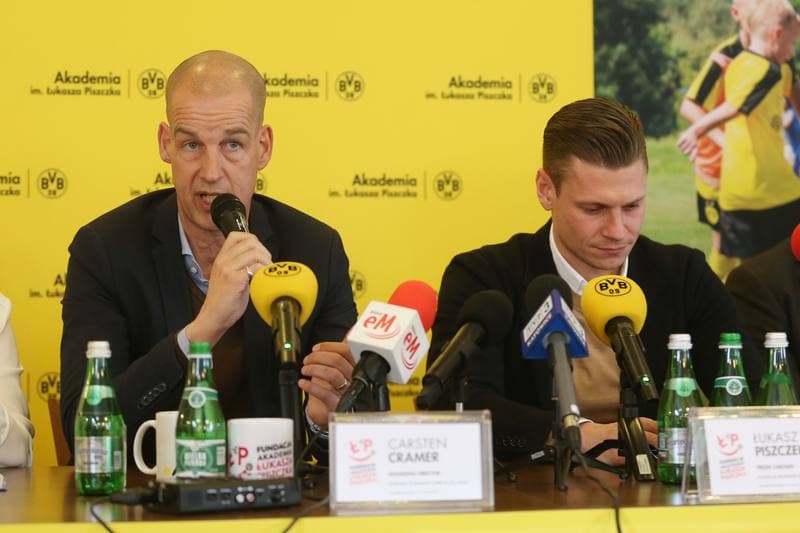 Football. Akademia im. Lukasza Piszczka. Press Conference. 19.03.2019