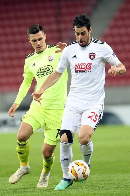 Football. UEFA Europa League. Spartak Trnava - Dinamo Zagreb. 25.10.2018