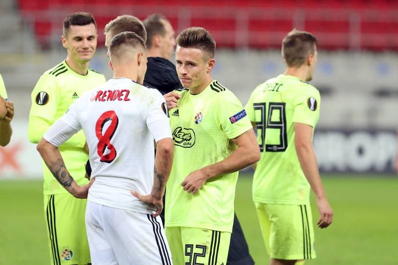 Football. UEFA Europa League. Spartak Trnava - Dinamo Zagreb. 25.10.2018