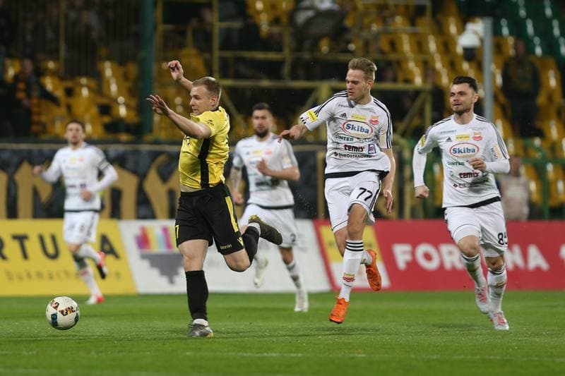 Football. Fortuna I Liga. GKS Katowice - Chojniczanka Chojnice. 03.04.2019