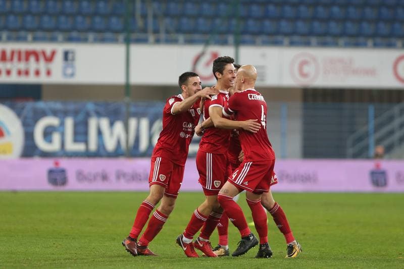 Football. Lotto Ekstraklasa. Piast Gliwice - Wisla Krakow. 02.11.2018