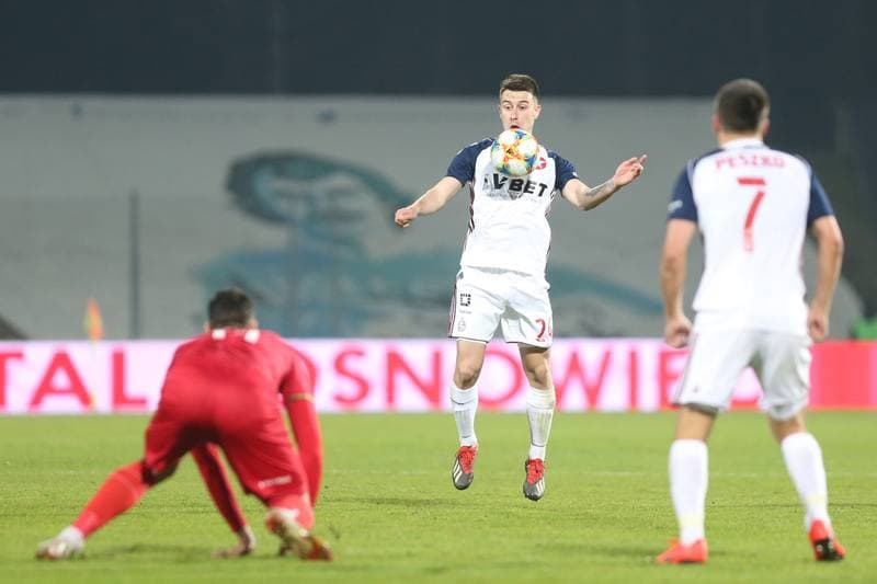 Football. Lotto Ekstraklasa. Zaglebie Sosnowiec - Wisla Krakow. 03.04.2019