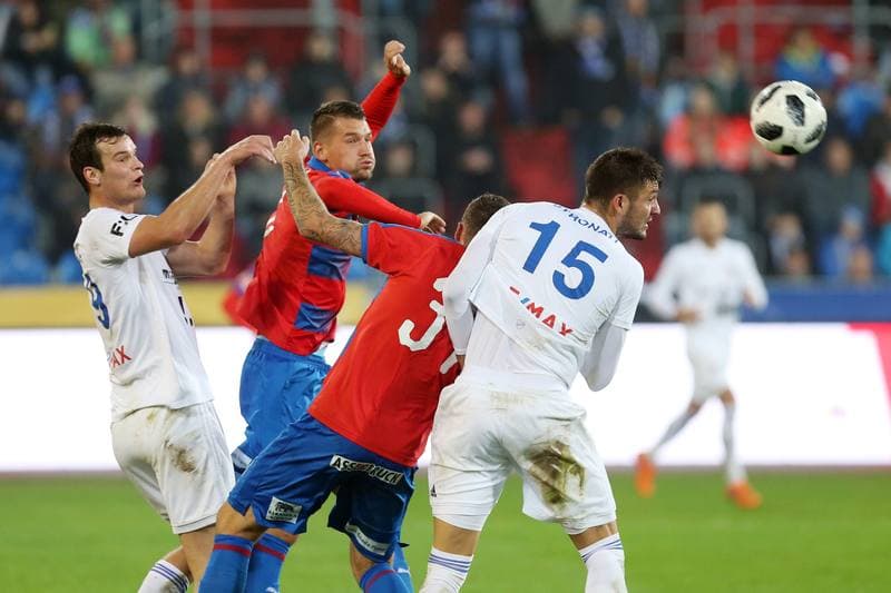 Football. Fortuna:Liga. Banik Ostrava - Viktoria Plzen. 03.11.2018