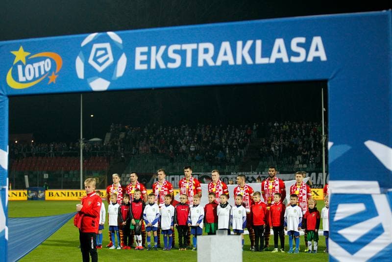 Football. Lotto Ekstraklasa. Zaglebie Sosnowiec - Jagiellonia Bialystok. 05.11.2018