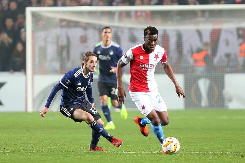 Football. UEFA Europa League. Slavia Prague - FC Copenhagen. 08.11.2018