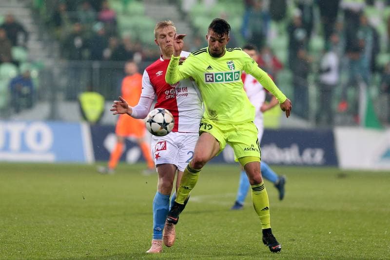 Football. Fortuna:Liga. MFK Karvina - Slavia Prague. 24.11.2018