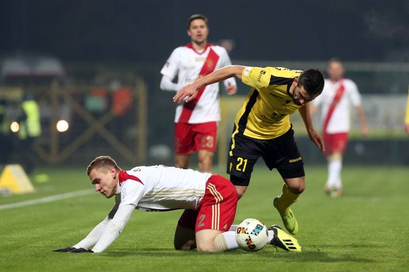 Football. Fortuna I Liga. GKS Katowice - LKS Lodz. 28.11.2018