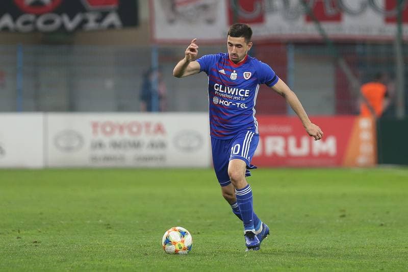 Football. Lotto Ekstraklasa. Piast Gliwice - Cracovia Krakow. 26.04.2019