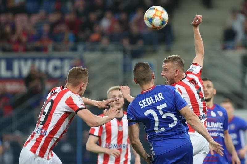 Football. Lotto Ekstraklasa. Piast Gliwice - Cracovia Krakow. 26.04.2019