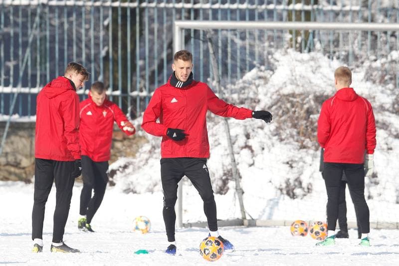 Football. Gornik Zabrze. Training. 05.02.2019
