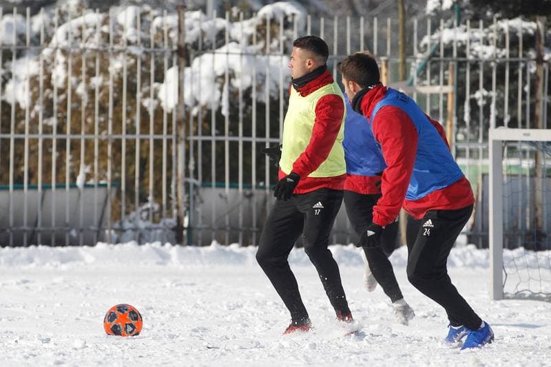Football. Gornik Zabrze. Training. 05.02.2019