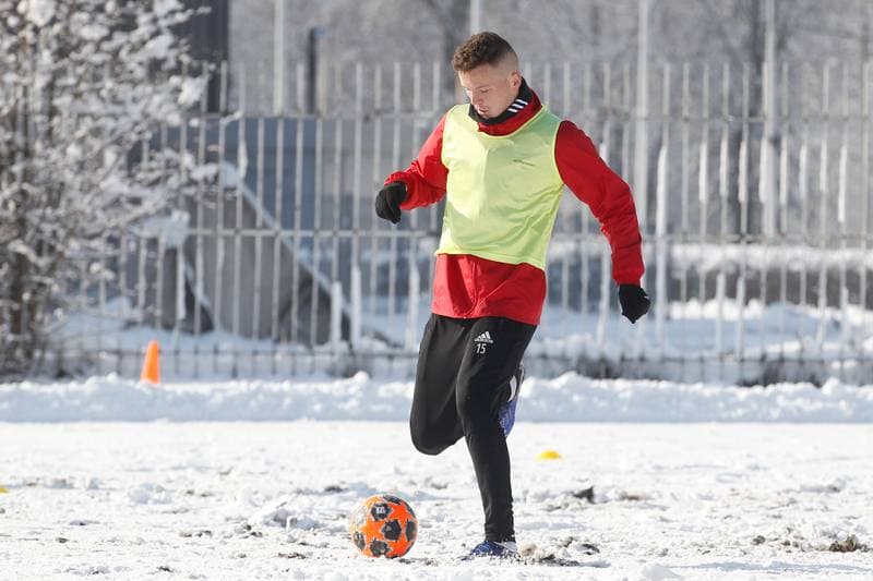 Football. Gornik Zabrze. Training. 05.02.2019