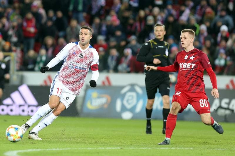 Football. Lotto Ekstraklasa. Gornik Zabrze - Wisla Krakow. 11.02.2019